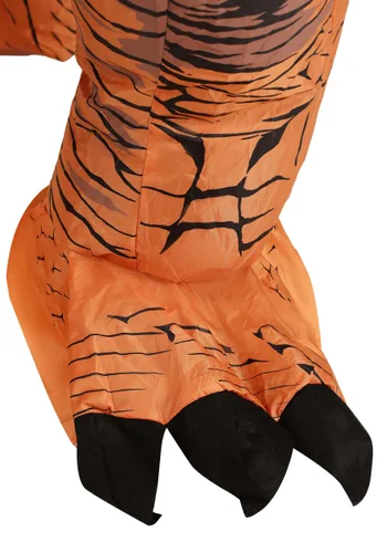 Vista 5 de Disfraz Inflable de T-Rex para Adultos Multicolor