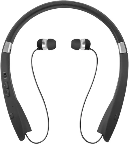 Vista 2 de MobileSpec MBS11182 - Auriculares estéreo con Bluetooth, color negro