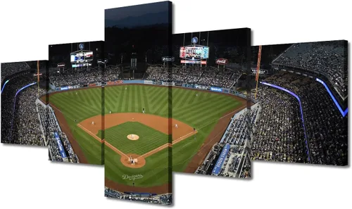Vista 61 de Arte para pared, lienzo para estadio deportivo, arte para pared, diseño de campo de Wrigley en Chicago, pinturas de Chicago, impresiones sobre