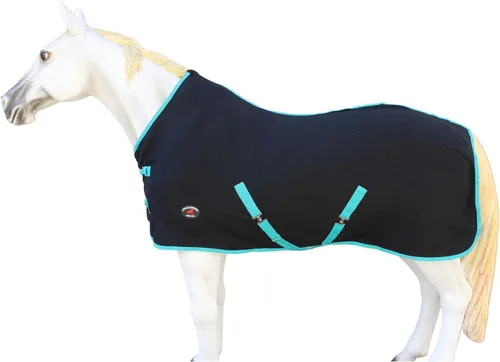 Vista 3 de 72" Caballo Púrpura Suave Fleece Cooler Humedad Mecha Ejercicio Mostrar Manta 4396