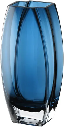 Vista 6 de Jarrón de cristal, amatista, 8 pulgadas de altura, resistente, fabricado en Europa, por Barski