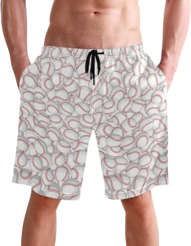 Vista 2 de visesunny Traje de baño para hombre con estilo de secado rápido, ropa de playa, pantalones cortos para natación, trajes de baño para fiestas