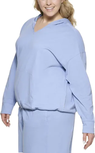 Vista 2 de Calvin Klein Sudadera con capucha para mujer de talla grande