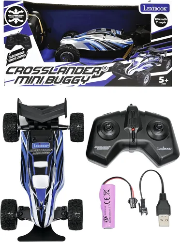 Vista 23 de LEXiBOOK - Crosslander Luminous Terrain Car, control remoto de muñeca, recargable, kit de acción electrónica, blanco/naranja