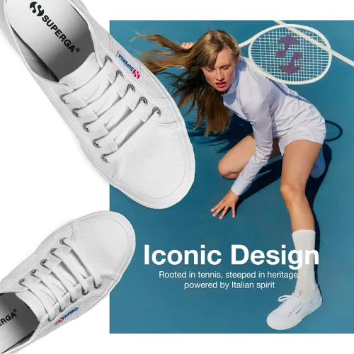 Vista 4 de Superga Tenis clásicos unisex para adultos 2750-cotu
