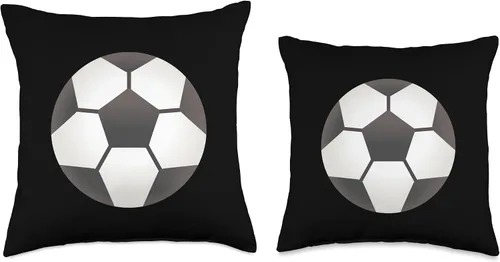 Vista 3 de Soccer Ball Football Costume Throw Pillow