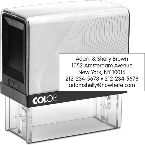 Vista 11 de Rubber Stamp Creation COLOP - Sello de Firma Personalizado Autoentintado de Tamaño Extra Pequeño, 15 Colores de Tinta, Rectangular, Multicolor