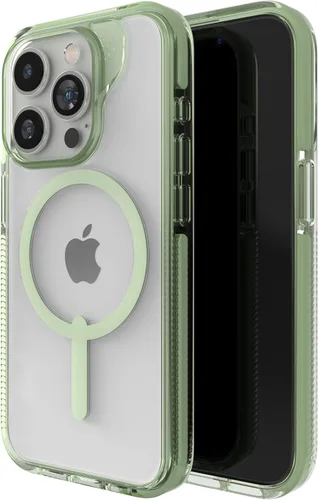 Vista 27 de ZAGG Gear4 Santa Cruz Snap Case para Apple iPhone 14, protección contra caídas D30 de hasta 13 pies (4 m), compatible con carga inalámbrica, parte