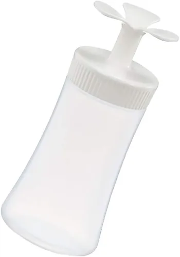 Vista 9 de Cabilock Botella de plástico para condimentos con tapa para salsa de tomate y barbacoa, aderezos de jarabe y más (rosa)
