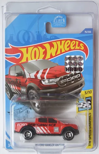 Vista 2 de DieCast Hotwheels ['19 Ford Ranger Raptor], calcomanía sellada de fábrica 2020/se envía en funda protectora