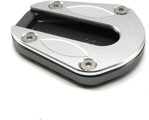 Vista 4 de SCUUBE Placa de soporte lateral de pie de motocicleta, placa ampliadora, soporte lateral CNC, almohadilla para Benelli TRK 502 TRK502 2017-2018