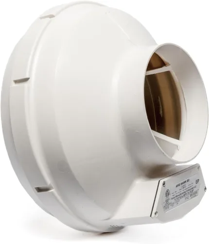 Vista 4 de Festa AMG Hawk EC Ventilador de radón - Ventiladores en línea silenciosos y eficientes energéticamente para mitigación de radón - Motor