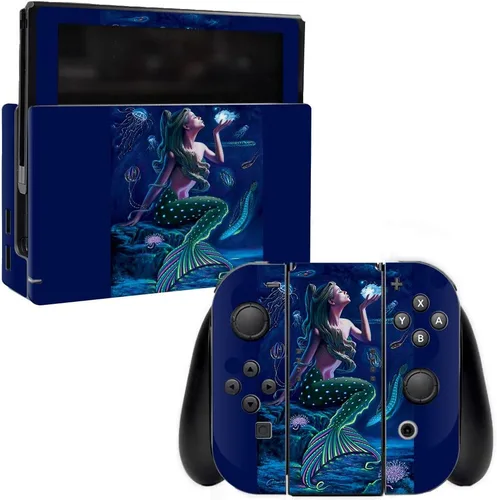 Vista 17 de MightySkins Skin compatible con Nintendo Switch – Delfines nariz de botella Funda protectora de vinilo duradera y única Fácil de aplicar, quitar