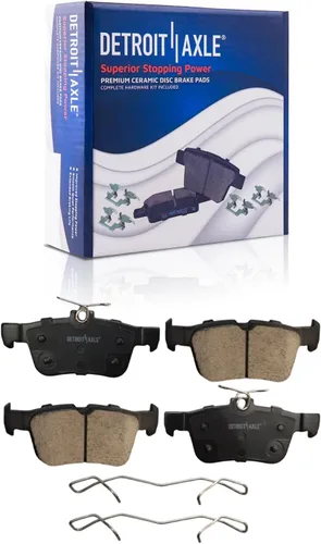 Vista 6 de Detroit Axle - Kit de freno para Ford 2022-2023 Maverick Rotores de freno de disco de cerámica con repuesto de hardware: rotores delanteros de 12.80