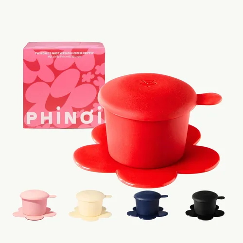 Vista 12 de [Regalo] Filtro Phin vietnamita, gotero de café reutilizable de plástico para verter sobre café, filtro de café de una sola taza con diseño