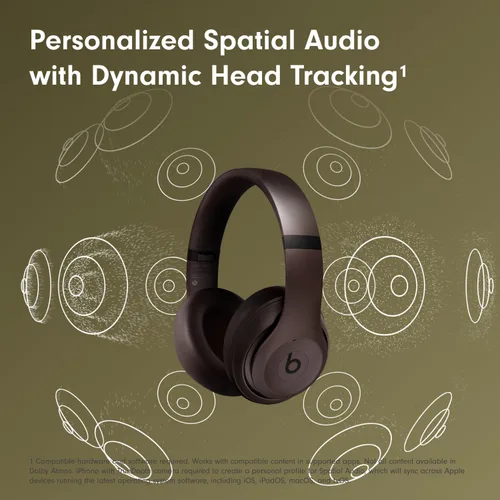 Vista 6 de Beats Studio Pro (Renovado Premium) - Audífonos inalámbricos Bluetooth con cancelación de ruido - Marrón profundo
