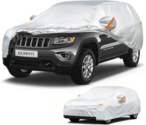 Vista 27 de GUNHYI Funda para coche SUV de ajuste personalizado para BMW X5/X6 de 2007 a 2022, 6 capas de alta resistencia, cubierta exterior completa