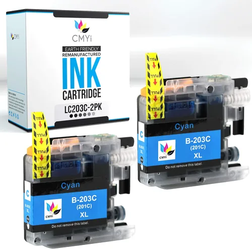 Vista 12 de LC203 - Cartucho de tinta de repuesto negro para Brother DCP-J4120DW, MFC-J4320DW, J4420DW, J460DW, J4620DW, J4625DW, J480DW, J485DW, J5320DW