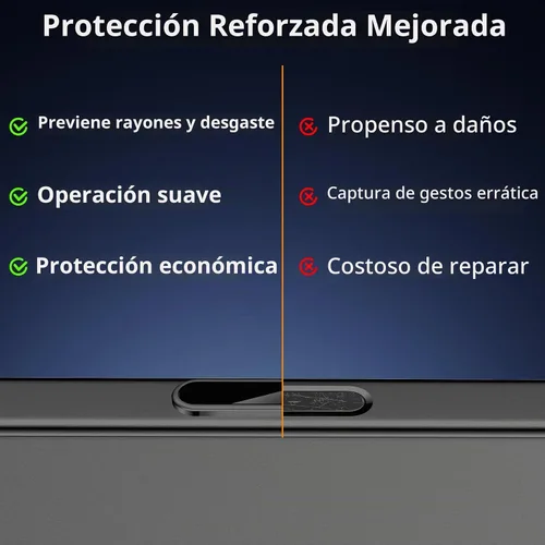 Vista 4 de Lkurui Paquete de 4 protectores de botón de control de cámara para iPhone 16 Pro/16 Pro Max/17 [estándar], cubierta de protección delgada Titanio