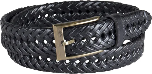 Vista 2 de DOCKERS Men's Braided Leather Belt, Fully Adjustable Casual Strap for Everyday Wear