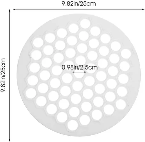 Vista 2 de Kichvoe 2 piezas de molde para hacer bolas de masa hervida para ravioles caseros Wontons y calcomanías de olla de diseño reutilizable para hacer