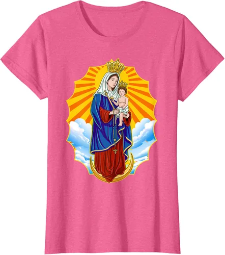 Vista 46 de Chinita Chiquinquira Venezuela Maracaibo Virgen Chiquinquira Chinita Zulia Camiseta negra