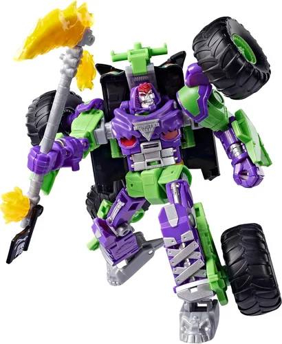 Vista 3 de Transformers Colaborativo x Monster Jam Grave Digger (Grim)