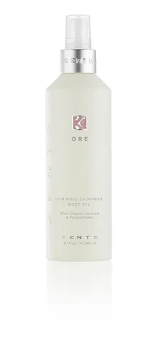 Vista 5 de Zents Set de loción probiótica y aceite corporal de cachemira que desafía la edad (fragancia mineral) Loción hidratante con ácido hialurónico