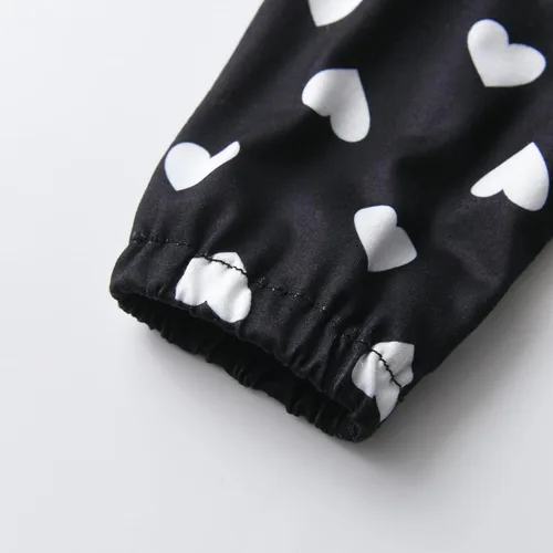 Vista 6 de Conjunto de ropa de bebé niña de manga larga con volantes y pantalones con diadema