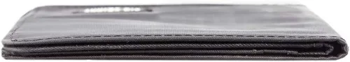Vista 5 de Big Skinny Billetera delgada Hipster Bi-Fold para hombre, con capacidad para hasta 40 tarjetas Negro