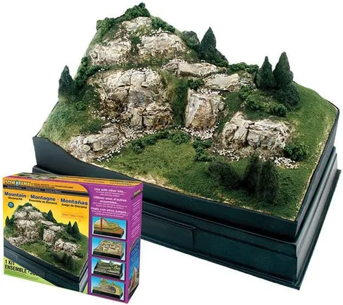 Vista 4 de Woodland Scenics Kit de diorama, montaña
