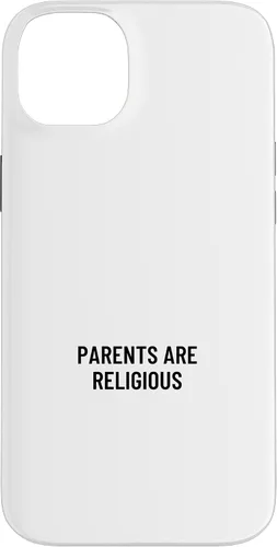 Vista 15 de iPhone 16 Parents are religious Case