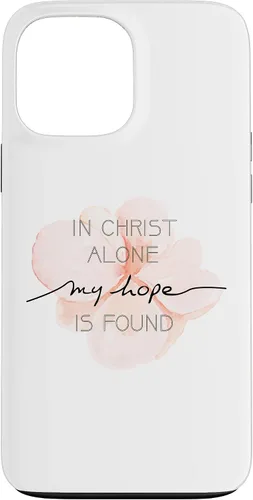 Vista 24 de in Christ Alone My Hope is Found Jesus Christian Phone Case for iPhone 17
