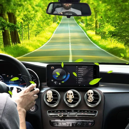 Vista 6 de Bonitos accesorios interiores de automóvil, clip de perfume ambientador, decoración de ventilación de aire acondicionado de auto, decoración