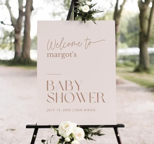 Vista 14 de Editable Boy Elephant Baby Shower Welcome Sign, Blue Elephant Baby Shower Sign, Baby Shower Signs, Welcome Baby Shower Sign, Blue Floral Elephant