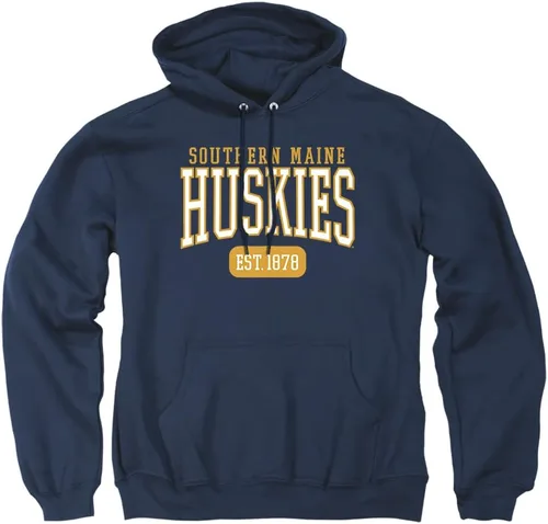 Vista 402 de LOGOVISION Colección de sudaderas con capucha unisex con diseño oficial de Collegiate Est. Date para hombres y mujeres