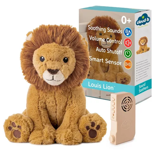 Vista 5 de Cloud b Máquina de sonido con ruido blanco y sonidos relajantes Animal de peluche tierno Configuraciones ajustables y apagado automático
