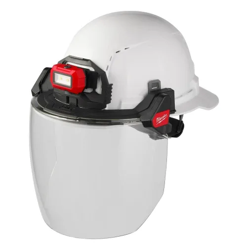 Vista 2 de Milwaukee BOLT - Protector facial completo, transparente, compatible con cascos de seguridad y cascos duros, 48-73-1420