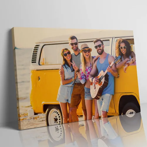 Vista 13 de Uayuios Lienzo personalizado con tus fotos, marco de lienzo personalizado para pared, para crear póster de boda, mascota, familia, 8 x 6 pulgadas