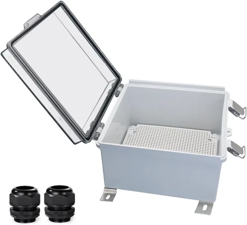 Vista 11 de Caja Eléctrica Impermeable a Prueba de Polvo Caja de Conexiones Resistente a la Intemperie IP67 Carcasa de Plástico ABS Caja de Proyecto
