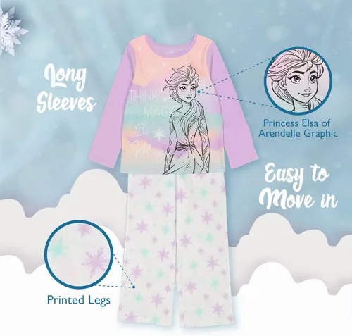 Vista 4 de Disney Conjunto de pijama de 2 piezas para niña