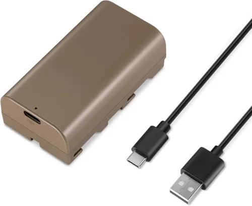 Vista 11 de Neewer Batería de repuesto NP-F970 de 10500 mAh, tiempo de carga completa de 4.8 horas, cable USB C de carga rápida PD de 20 W, batería recargable