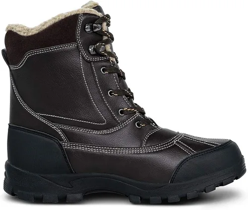 Vista 4 de Botas de nieve impermeables para hombre,Botas de senderismo Bean Hiker caminando al tobillo