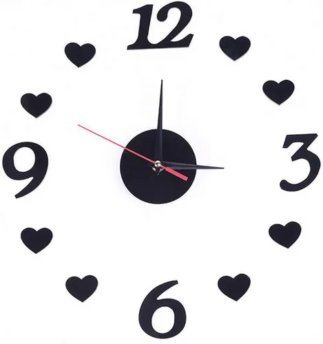 Vista 10 de Kit de reloj de pared grande sin marco, silencioso, sin tictac, 3D, moderno, con mariposas, para bricolaje, con número de espejo, calcomanías