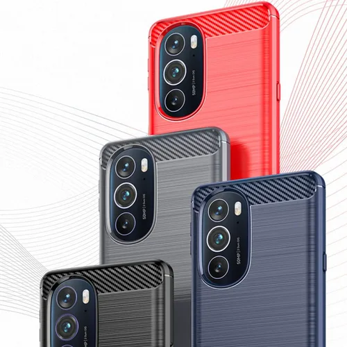 Vista 7 de Osophter Funda para Motorola Edge Plus 2022, Moto Edge Plus 2022, absorción de golpes, flexible de goma de TPU, funda protectora para Motorola Edge