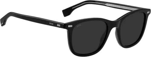 Vista 3 de Hugo Boss Gafas de sol de acetato ecológico B1366S 807IR Negro 2.008 in, Negro
