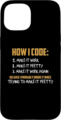 Vista 6 de iPhone 16 How To Code Funny Computer Programmer Coding Geek Novelty Case