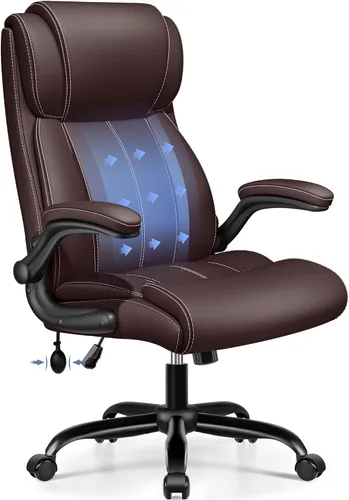 Vista 16 de BESTFAIR Ergonomic Office Chair, Desk Chair with Adjustable Lumbar Support Negro