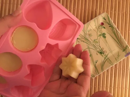 Vista 3 de 8-cavity Floral Leaf Silicone Cake Jabón Decoración Mold, Rosado, Rosado
