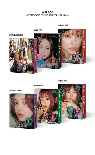 Vista 2 de NEWJEANS OMG 1st Winter Single Album ( MESSAGE CARD Ver. - MINJI ) K-POP SEALED